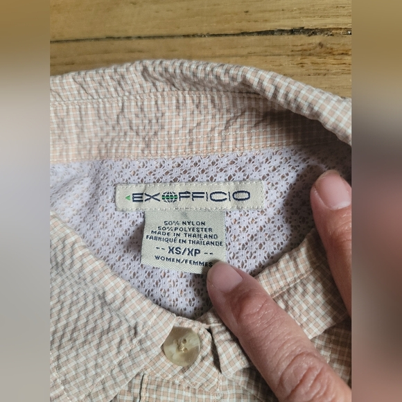 ExOfficio Women’s Dryflylite Shadow Pane Long-Sleeve Shirt‎ , Beige - Picture 5 of 8